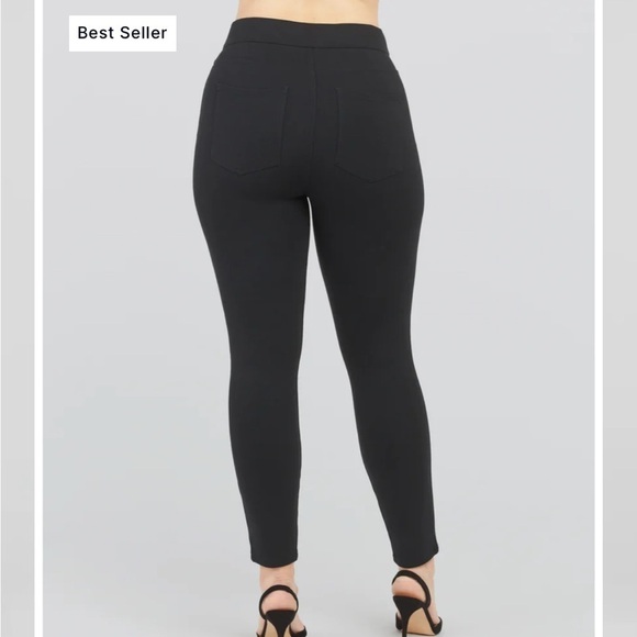 Spanx The Perfect Pant Ponte Ankle 4-Pocket Black - Picture 4 of 16